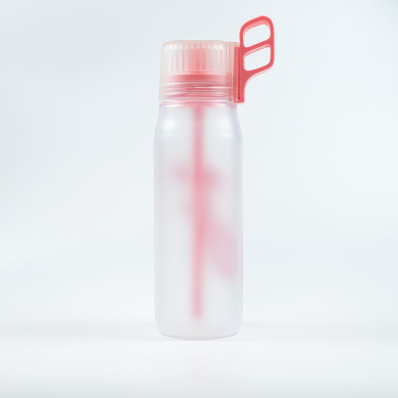 Bundle, 1pc 650mL Bottle, 5pcs Flavor Pods, Pink