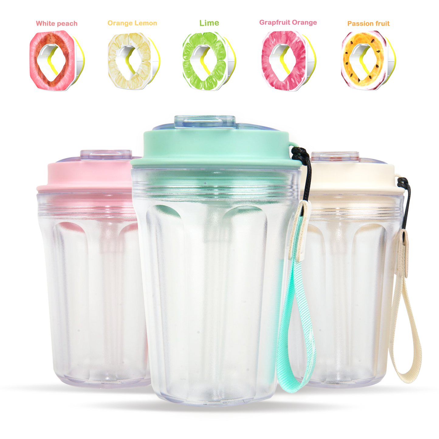 Limited Edition JOYFIT Fruit Fragrance WaterCup 14oz BPA-free, wear-resistant tritan cup